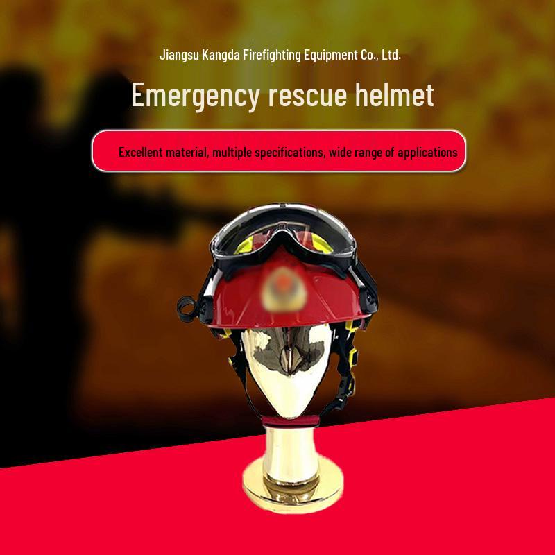 Emergency Rescue Helmet with Goggles for Earthquake, Water, and Firefighting Rescues