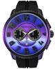 Циферблат часов Алюминий Минеральное стекло Кварцевый 51ММ Часы TY146103 Обычный импорт Черный [Tendence] Черный/Фиолетовый Мужской