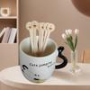 20/100Pcs Coffee Stirrers, 5.9-Inch Wooden Stir Sticks With Round Ends, Disposable Stirring Sticks For Cocktails Milk Tea