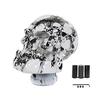 MUTEKI Skull Shift Knob Funny Gear Shift Knob Shift Lever with 3 Adapters for