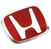 For Honda Civic Accord City CRV Jade Fit Odyssey Hybrid V Red Black Blue Interior  Car Steering Wheel Emblem H-Sticker