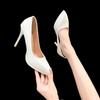 2024 Fashion Women's Shoes Shallow Women's High Heels Fashion Plus Size Solid Office and Career Sexy Pointed Toe Heels Women