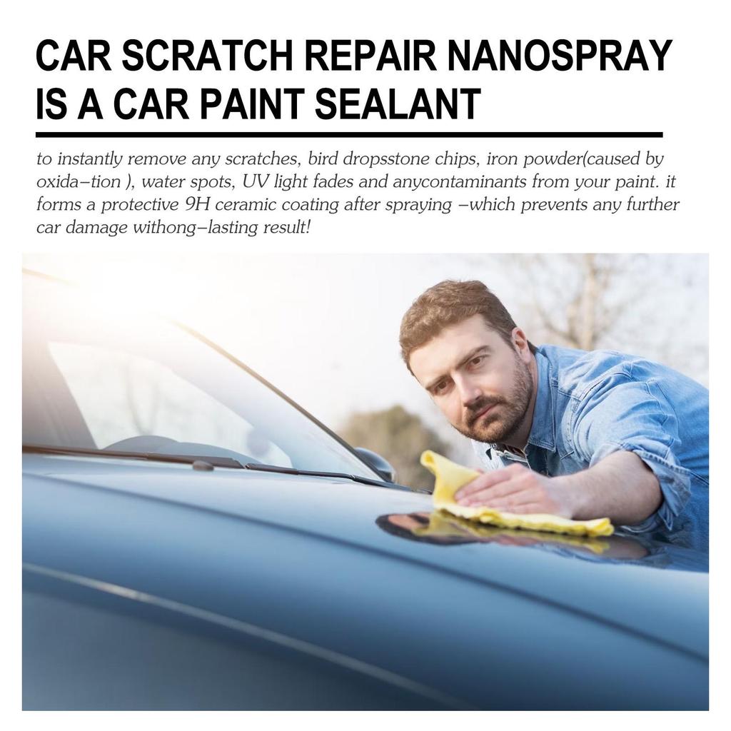 Rayhong 120ml boxed car nano Coating spray car paint meter board universal water repellent crystal plating maintenance wax water 120ml