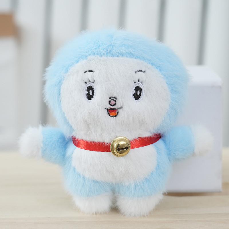 Adorable Doraemon Plush Keychain Cute Cat Doll Backpack Charm For Kids