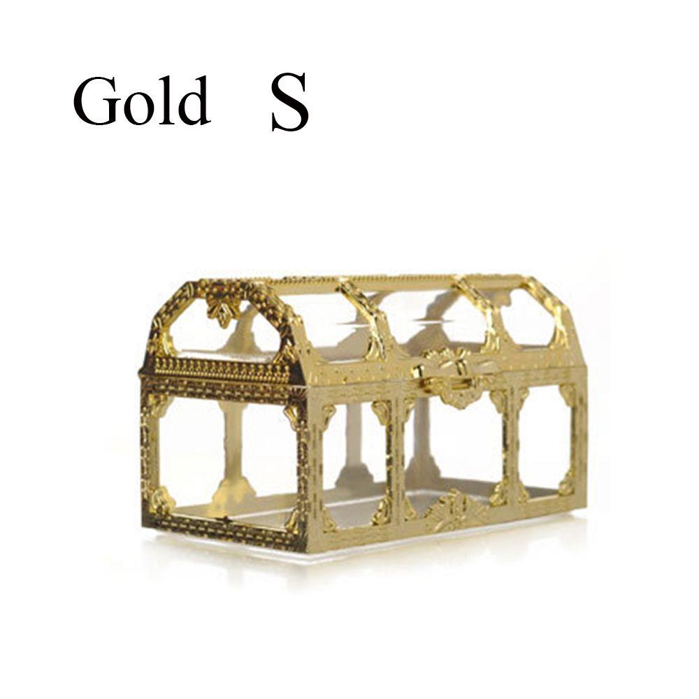 Cute Souvenir Trinket Organizer Crystal Gem Treasure Chest Jewelry Storage Pirate Candy Box