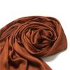 Headscarf Solid Color Silk Scarf Basic Versatile Scarf Women's Smooth Crepe Travel Scarf Xizang Travel Shawl