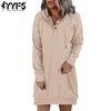 Women's Fashion Casual Solid Color Print Long Sleeve Hooded Hoodies & Sweatshirts
