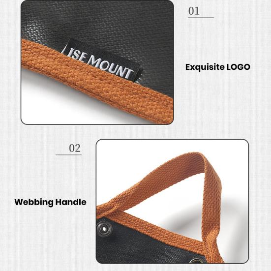 Двусторонний огнестойкий коврик, термостойкий портативный многоразовый водонепроницаемый квадратный дровяной коврик для гриля