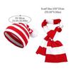 2/3Pcs Set Christmas Knitted Gloves Soft Xmas Gifts New Year Gift Santa Cap  for Men Women
