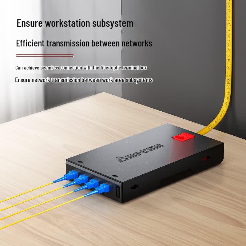 AMPCOM SC-SC Single-Mode Fiber Optic Patch Cable