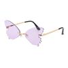 Sunglasses Lady Gradual Change Butterfly Sunglasses Female Tide Personality Party Funny Cool Marine Piece Sunglasses