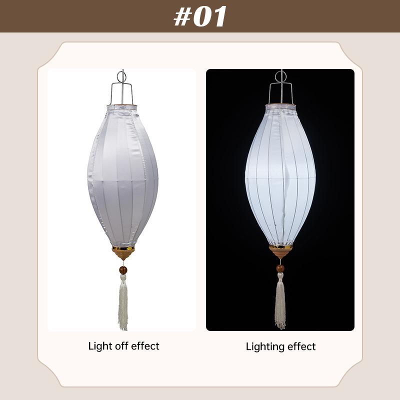 14-дюймовый традиционный фонарь для вечеринки на открытом воздухе шелковый фонарь китайский вьетнамский праздник середины осени весенний новогодний декор украшения