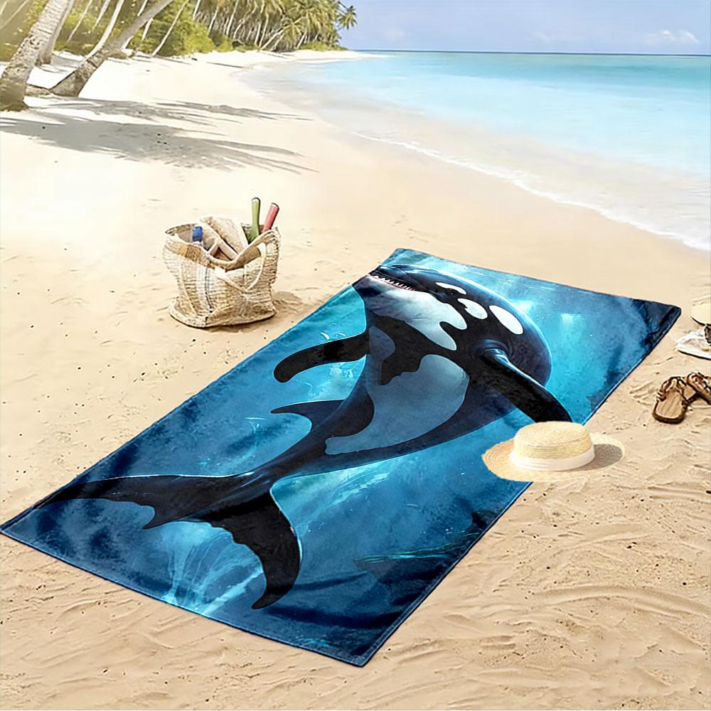 Orca Underwater Scene A must-have beach towel for beach travel