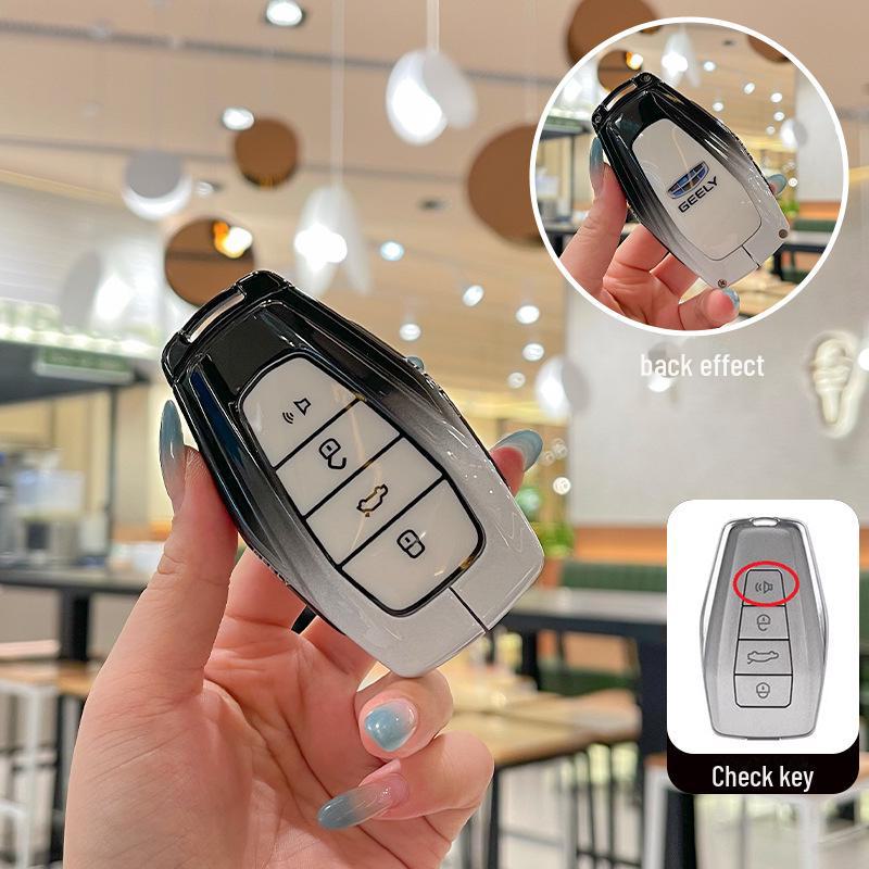 Чехол для ключа Geely Emgrand для моделей GS, Boyue, X6, Binyue, Vision, Borui, Jiaji, Geometry