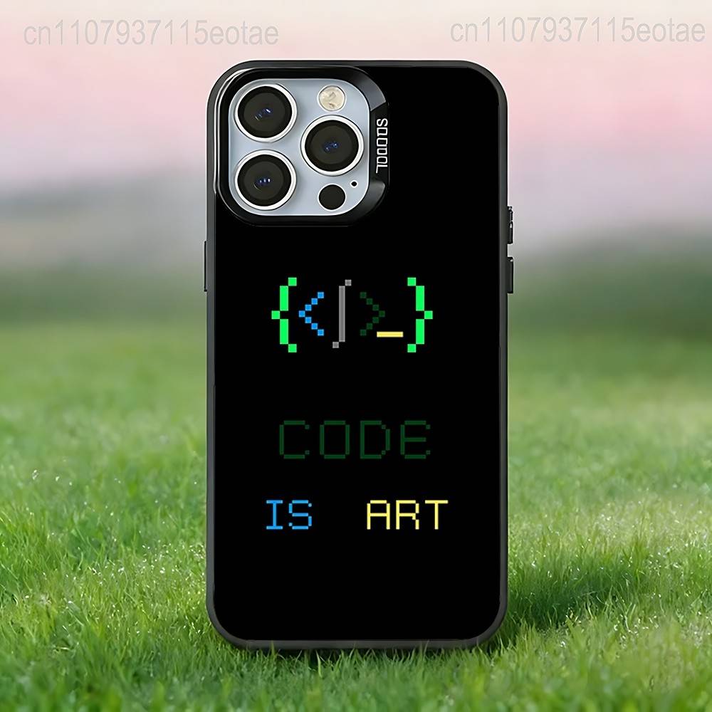 Programming Languages Coders Phone Case For iPhone 17,16,15,14,13,12,11,Pro,Max,Plus,E,Air,Mini Anti Fall Black Bumper