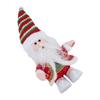 Walking Santa Toy 28.5cm Singing Electric Santa Toy Stuffed Doll with Music and Light for Home Decor