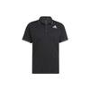 Slim-Fit Solid Color Polo Shirt Men Tops Black H50264