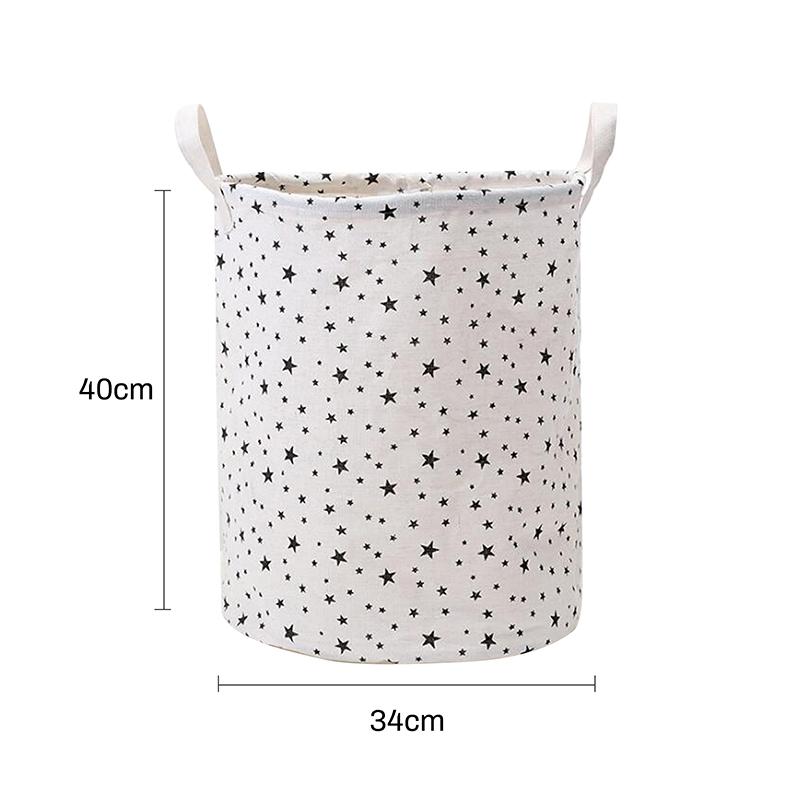 Большая корзина для белья, водонепроницаемая корзина для хранения грязной одежды, корзина для игрушек, хлопковая льняная ткань, переносная корзина для грязной одежды, органайзер для комнаты