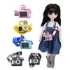 for 1/3 1/4 1/6 BJD Doll Mini Camera Labubu Doll House DIY Funny Dollhouse Accessories  Kids