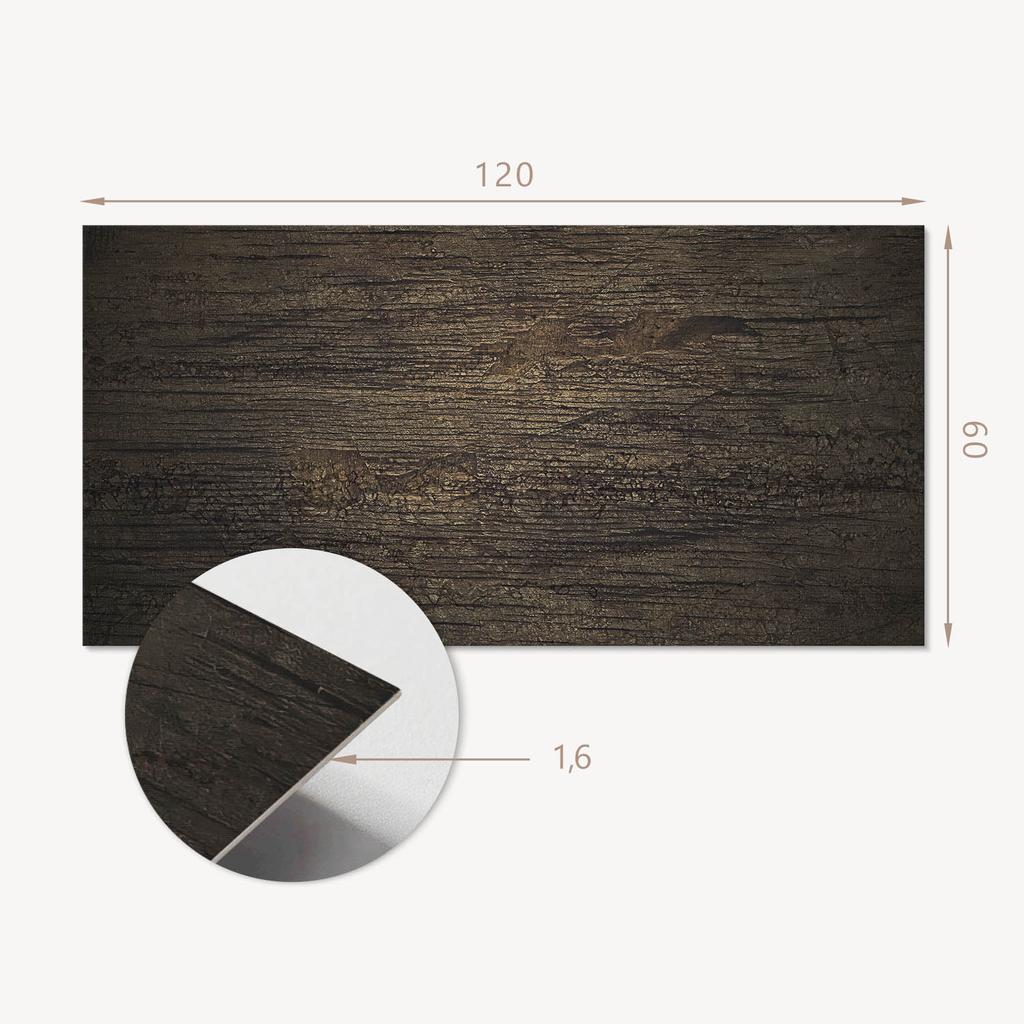 Panel Z Nadrukiem Winylowy Samoprzylepny 120X60 Cm Tekstura Drewna Z Rysunkiem