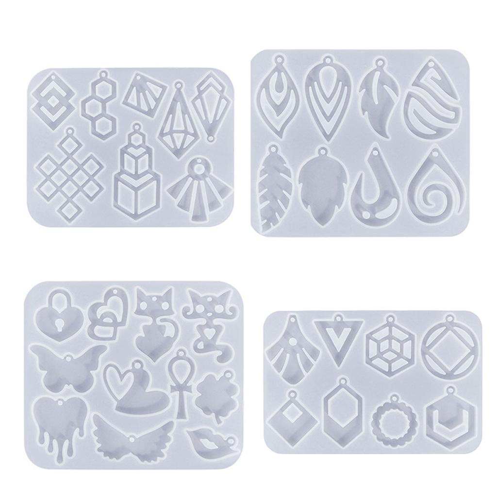 Серьги смоляная форма винтажная подвеска силиконовая форма эпоксидная смола ювелирные изделия формы капля животное амулет DIY форма ювелирные изделия