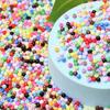 Creative Handmade Material DIY Crafts Acrylic 4mm Multicolor For Jewelry Making Loose Beads Findings Jewelry Accessories Soild Color 500PCS