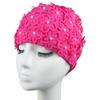 Шапочка для плавания женская Жемчужная Трехмерный Лепесток Модная Увеличенная Спа Плавательная Женская Шапочка для плавания Дышащая Не сдавливающая голову Шапочка для плавания для длинных волос