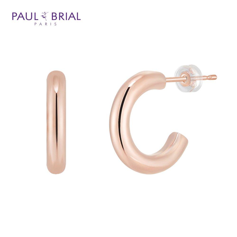 Paul Brial Pybe0176 (Pg) Basic Donut Ring Earrings Large