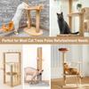 2PCS Cat Scratch Pole, DIY Accessories for Cat Climbing Frame, Suitable for Cat Climbing Frame or Replacing Old and Damaged Cat