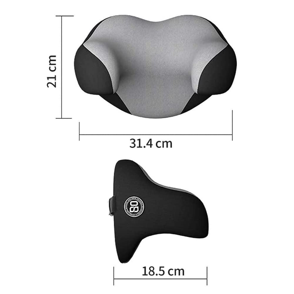 XBERSTAR Neck Car Neck Car Neck Leather Memory Foam Neck Support Cervical Support Car 4 Season Versatility Pad, Cushion, Pillow, Headrest, Pad,