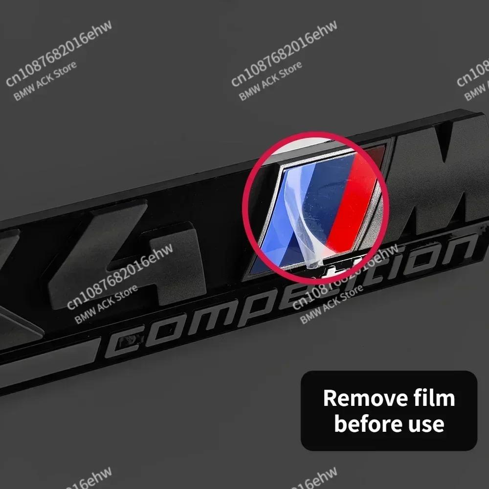 For BMW CFor BMW M Logo X1 X2 X3 X4 X5 X6 F48 G01 E84 E83 F39 F10 F30 G11 G07 G86 G80 G60 E60 E46 3D Car Front Grille Badge Emblem