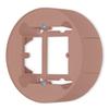 Single round surface-mounted box icon and mini salmon color 62PUO-1