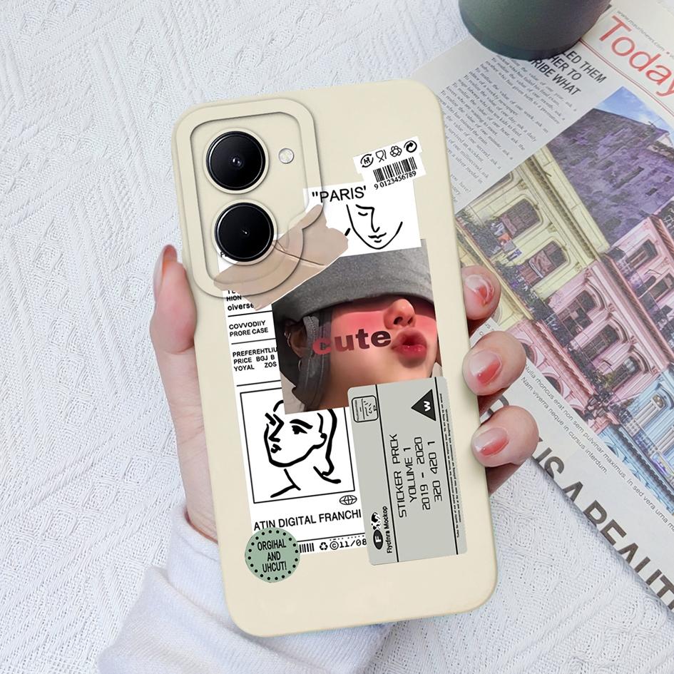 Чехол для телефона OPPO Realme C30 C31 C35 C33 C55 Realme GT Neo 5, милый модный чехол для защиты камеры для мальчиков и девочек, мягкий силиконовый чехол для Realme C11 C12, основной бампер