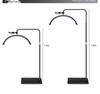16" 20W LED Half-Moon Beauty Floor Lamp for Bedside, Tattooing, Manicure, Eyebrow, and Eyelash with Eye Protection U-Shaped Fill Light.