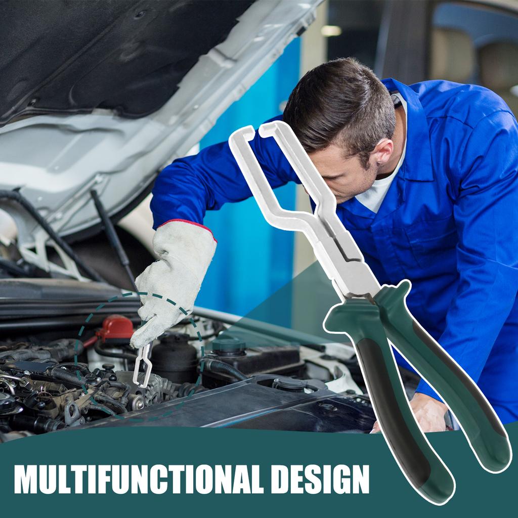 2 Pcs Electrical Disconnect Pliers 9 Inches Fuel Line Pliers Universal Automotive Electrical Connector Disconnect Pliers