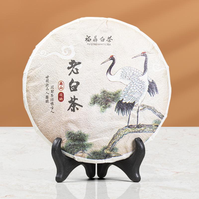 Чай белый Фуцзянь ShuangHe Old Bai Cha Чайный тортик 300г