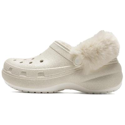 Cls Platform Подкладка Блеск Мягкие Удобные Сабо Женские сабо Белый 211922-0WV