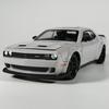 1:24 Dodge Challenger Hellcat Redeye Alloy Diecast Car Model High Simulation Ornament Toy Sound & Light Pull Back Holiday Gifts
