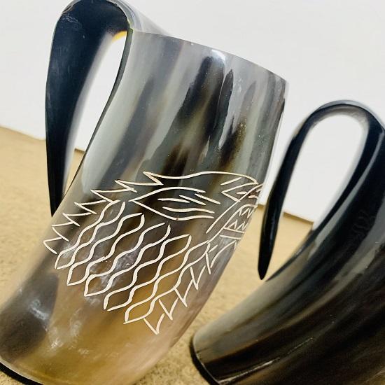 Кружка для питья викингов, чашка из натурального бычьего рога, кофейная кружка, крутой уникальный пивной подарок для мужчин и женщин, аксессуары, средневековые рюмки