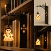LED Light Bookshelf Lantern Light Vintage Style Bookshelf Lamp Bookshelf Ghost Light  Halloween