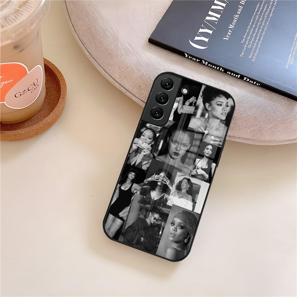 R-Rihanna Певица Чехол для телефона Стекло Для Samsung Galaxy S26 S25 S23 S24 S21 S22 S20 Ultra Fe Plus A15 A14 Чехол