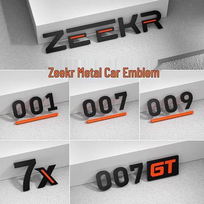 Черный Воин Автомобильная эмблема для моделей Zeekr 007GT/001/7X/009/007