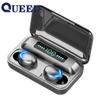 QUEED 9D HIFI Bluetooth 5.0 CVC8.0 Wireless Headphones with Charging and Noise Reduction