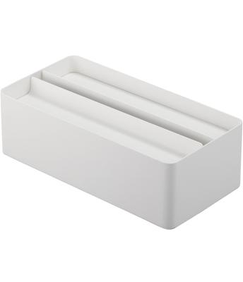Ящик для бумажных полотенец Yamazaki Jitsugyo с крышкой Tower Paper Towel Tissue Case 4761, белый, прибл.