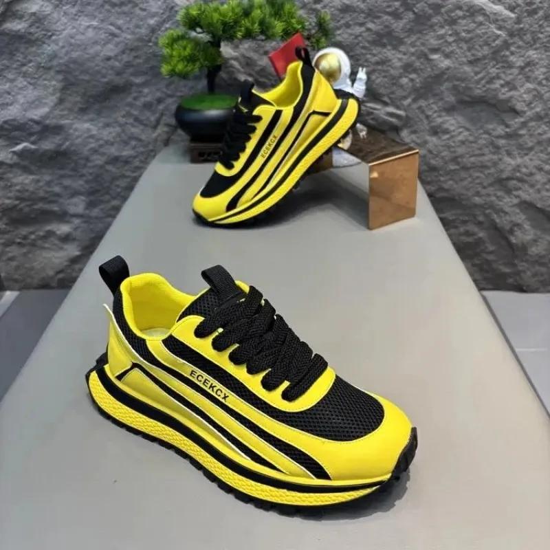 Новые мужские кроссовки сетчатые дышащие спортивные беговые туфли люксовый бренд повседневная обувь для мужчин теннисные тренировочные туфли