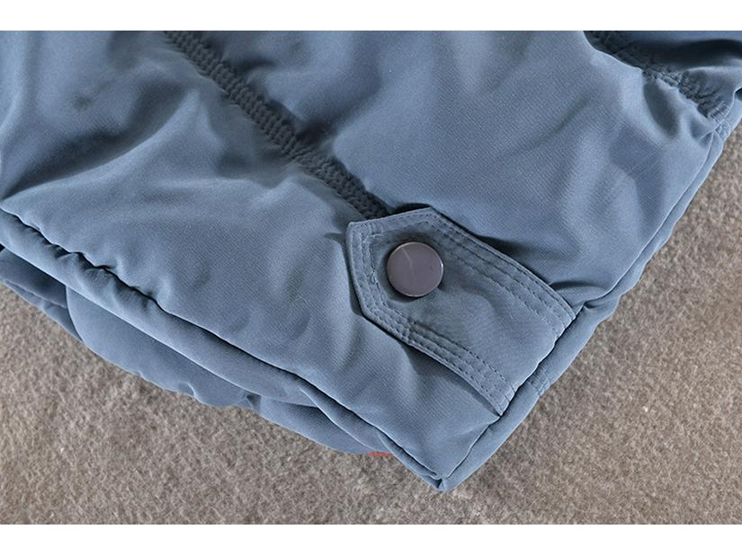 Женский хлопковый жилет без рукавов из персикового вельвета с капюшоном в корейском стиле - Коллекция Осень/Зима