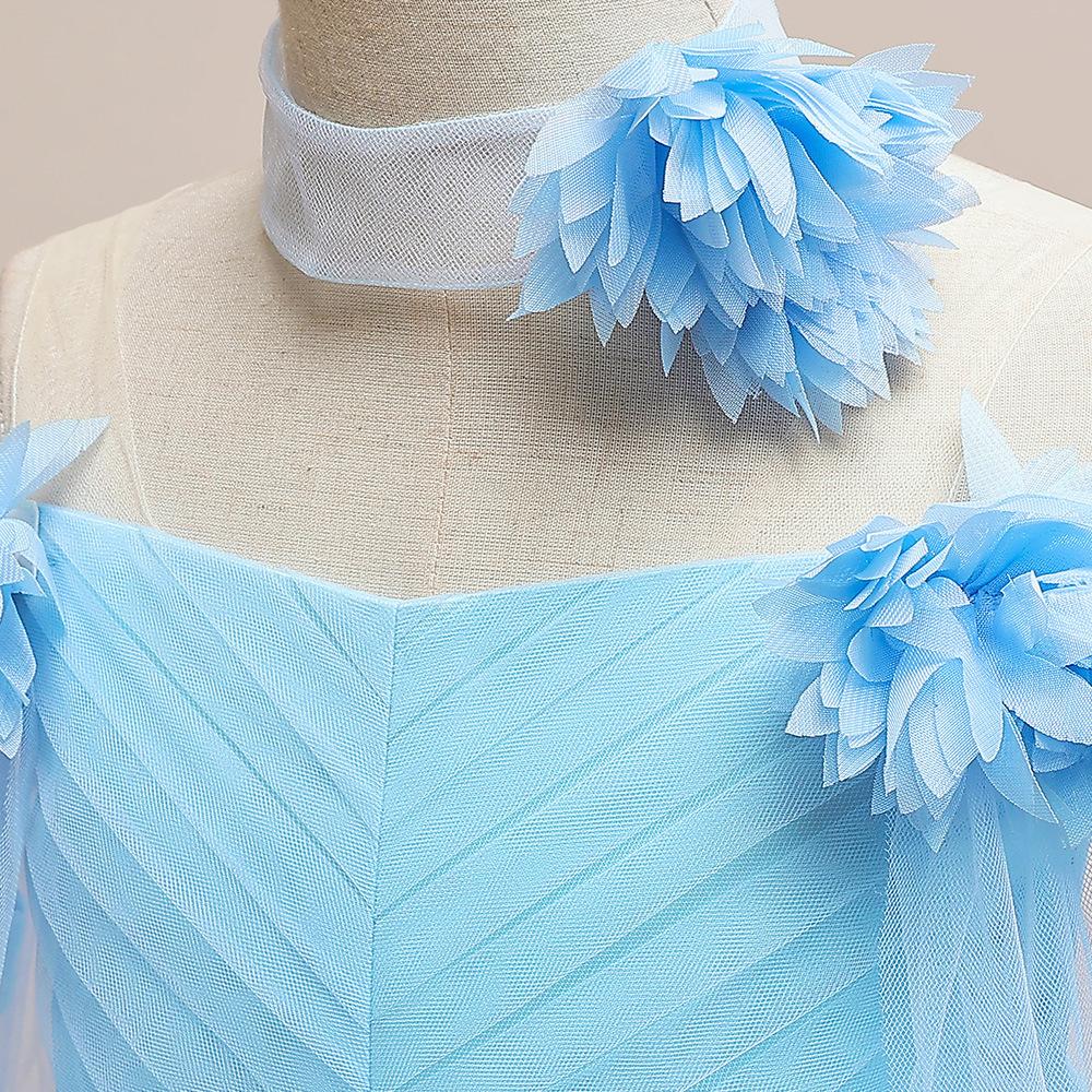 Пышные цветочные платья для подружек невесты на свадьбу и вечеринку, элегантные платья из тюля с открытыми плечами на день рождения, первое причастие