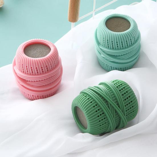 Шарик для стирки белья без складок Быстрая сушка Снятие статического электричества Удаление шерсти и шерсти Многоразовый шар для сушки