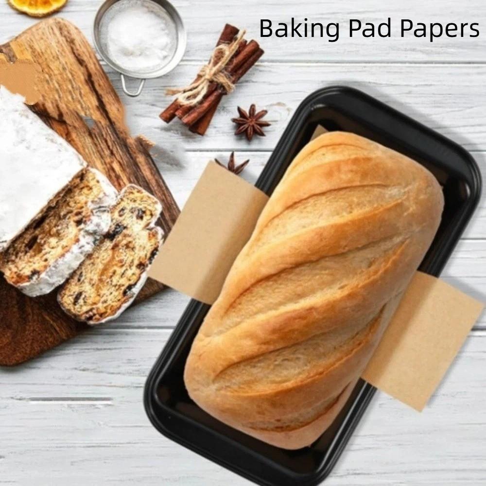 50PCS Food-Grade Loaf Pan Liners Greaseproof Bread Release Paper Heat Resistant Liners  Oven Use