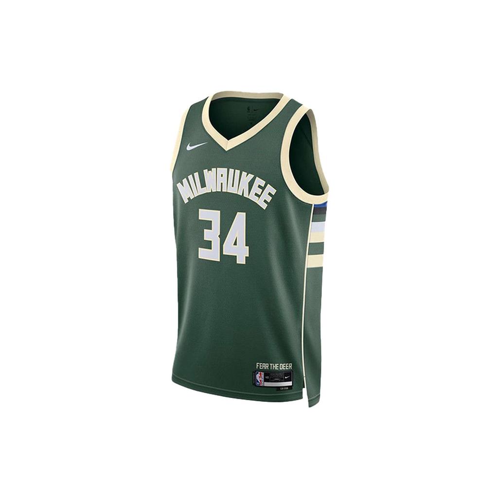 Nike X NBA Милуоки Бакс Яннис Адетокунбо Икона Версия Swingman Джерси DN2012-323